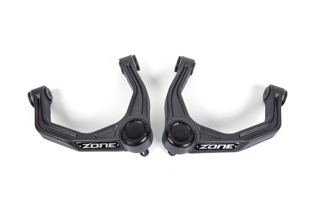 ZONC2321 – ZONE OFFROAD Control Arm, Tubular Non Adjustable Black Steel Set Of 2